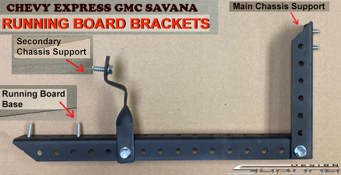 Custom Chevy Express Van  Side Skirts (2003 - 2024) - $2590.00 (Part #CH-013-SS)